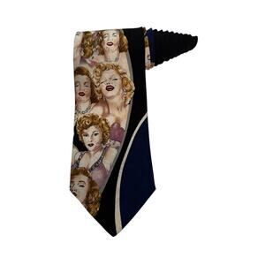 Bernard Of Hollywood Marilyn Monroe Vintage Novelty Necktie 1993